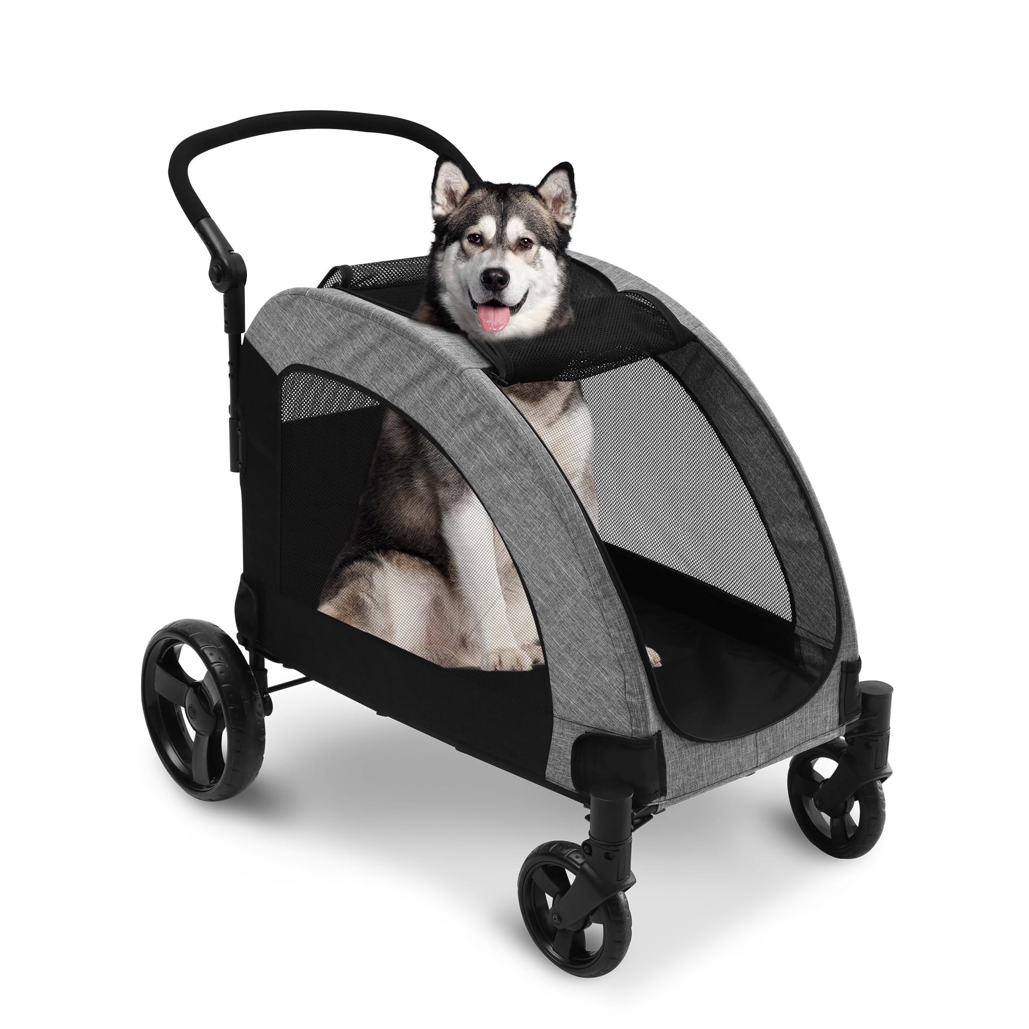 楽天市場】ペットカート 大型犬 バギー 折りたたみ式 耐荷重50kg 多頭