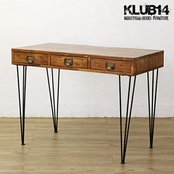 楽天市場】インダストリアル家具 無垢 アイアンフレーム デスク