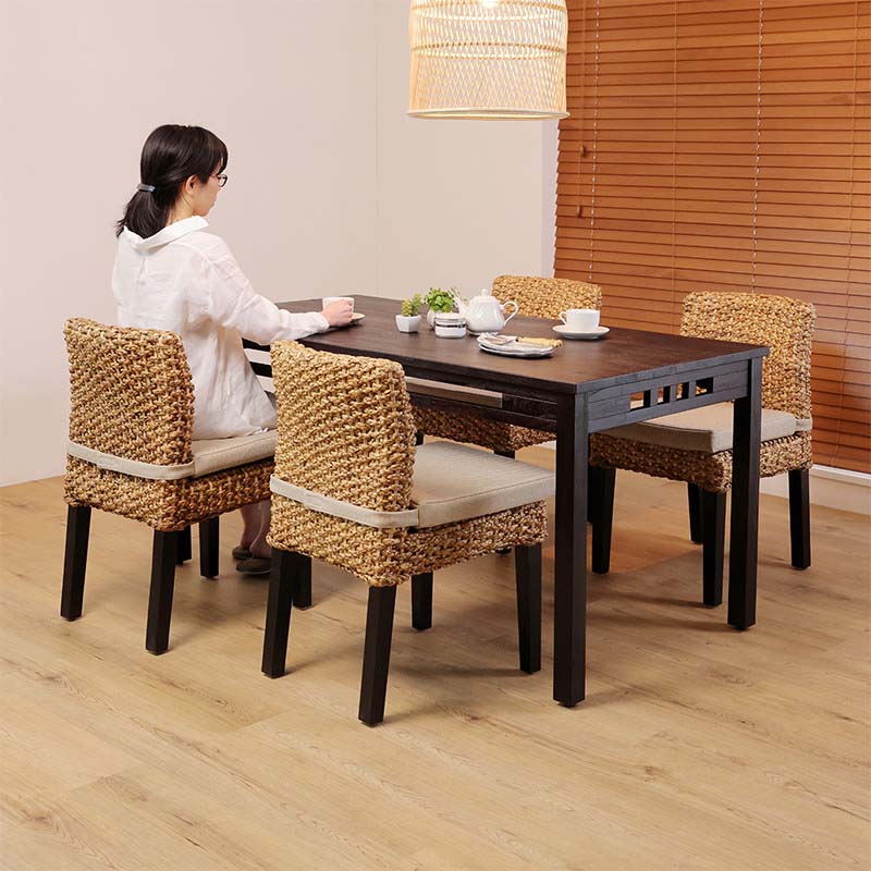 楽天市場】アジアン家具 ダイニングチェア 2脚セット 二個組