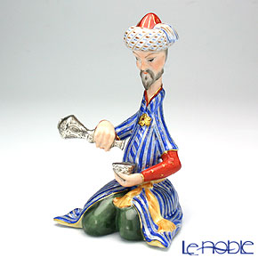 希少）ヘレンド「お酒を楽しむ」注ぐ人ペルシアンフィギュリン