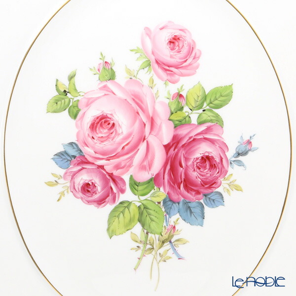 楽天市場】マイセン (Meissen) 陶板 130110／53n31 ピンクローズブーケ