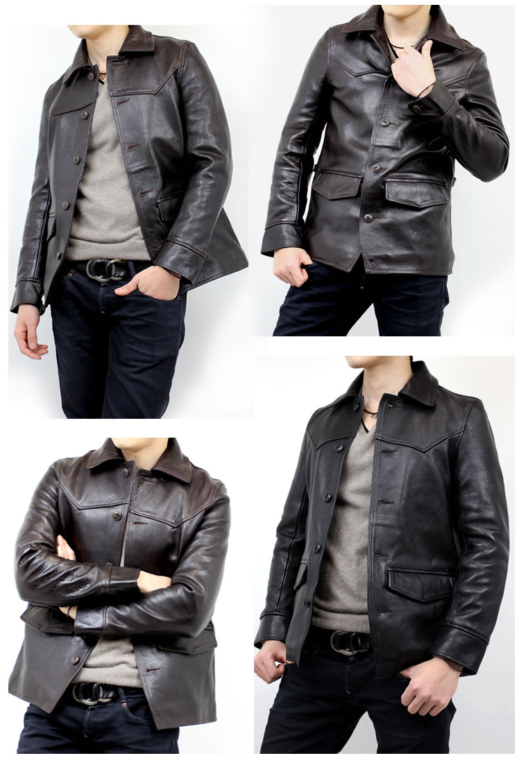 希少】 VINTAGE ライダース 山羊 ヤギ ゴートレザー ジップ アメカジ