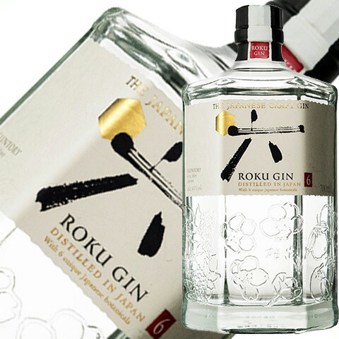 楽天市場】サントリー ジャパニーズクラフトジン 六（ROKU） 47度
