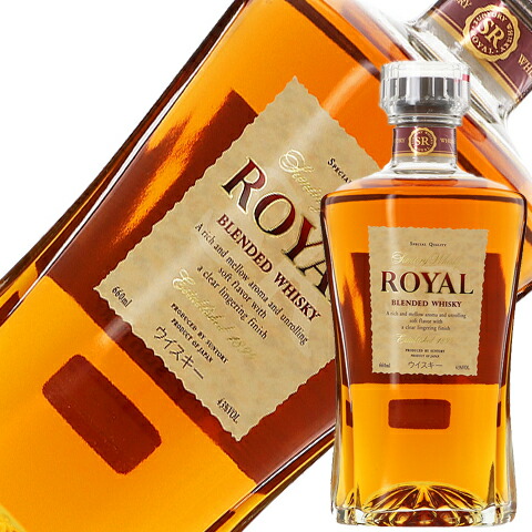 楽天市場】サントリー ローヤル スリムボトル 43度 箱なし 660ml 包装