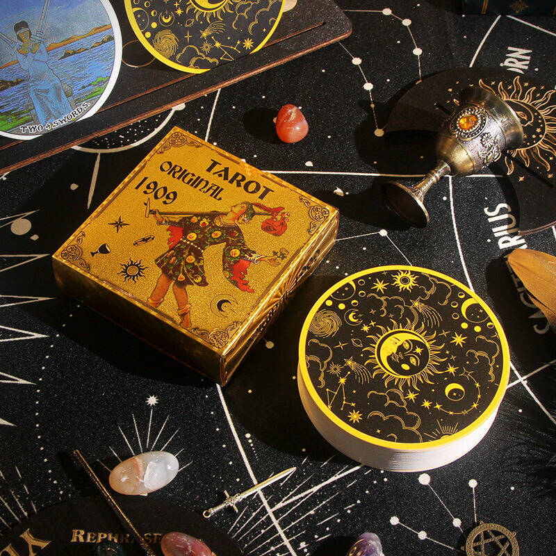 楽天市場】【あなたの迷いを解決へ導き】Rider-Waite タロット 丸型