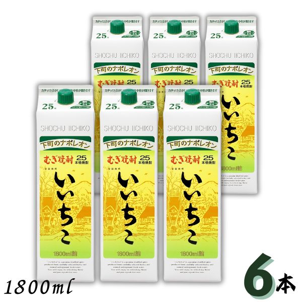 いいちこ 25度1800ml紙パック 6本」の人気商品一覧 | 安い商品を通販