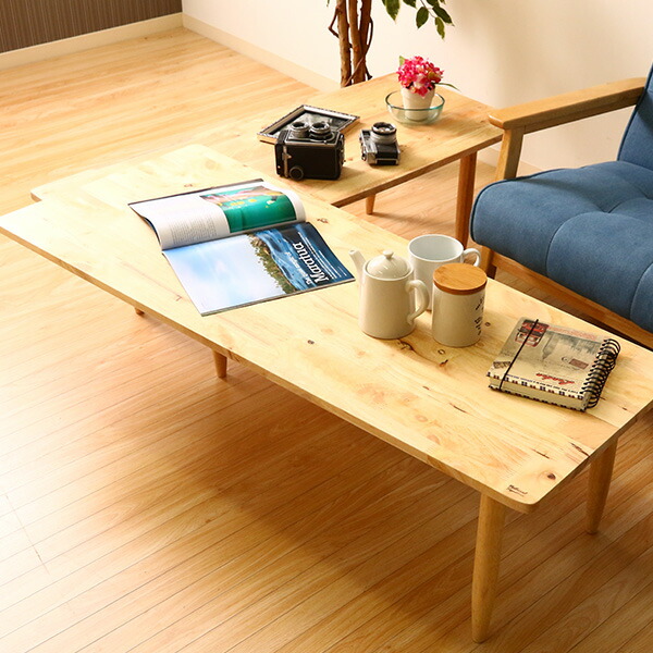 値下げ❗️ 天然木製 コーヒーテーブル （不規則形状） 【公式通販】