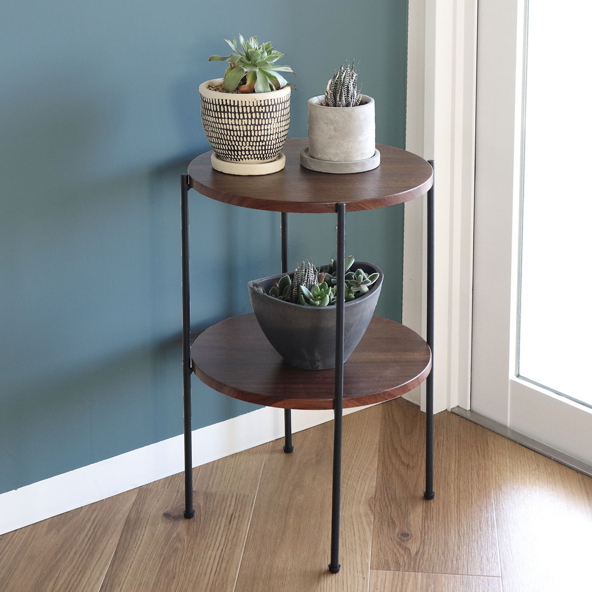 楽天市場】【アウトレット】 サイドテーブル 高さ52cm 2段 ラック