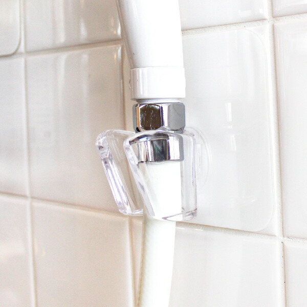 楽天市場】シャワーフック オテル ホワイト シャワーヘッドホルダー