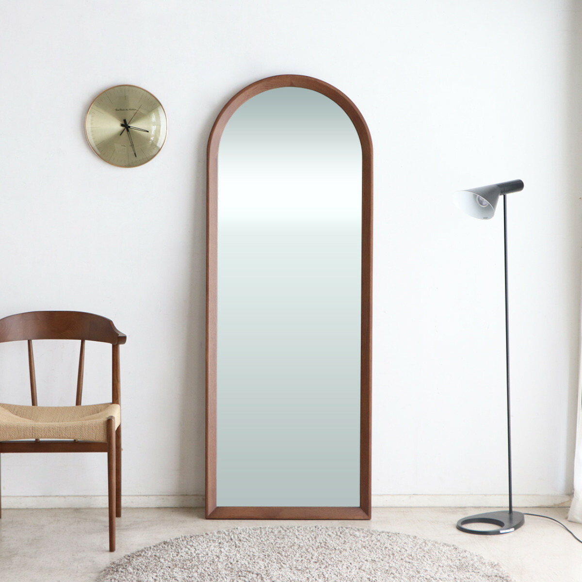 楽天市場】スタンドミラー 全身 60×160cm アーチ型 エフィーノ