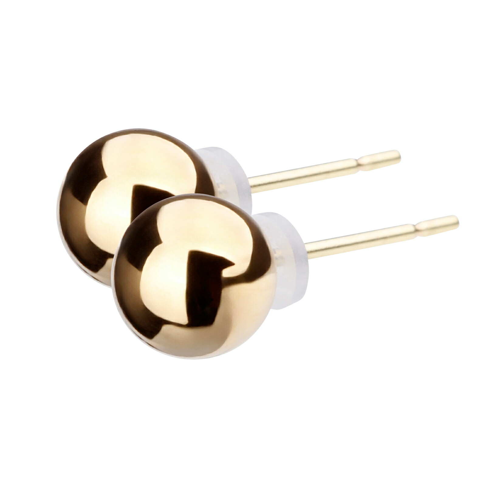 楽天市場】18金 ボール ピアス 5サイズ×3カラー 金属アレルギー対応