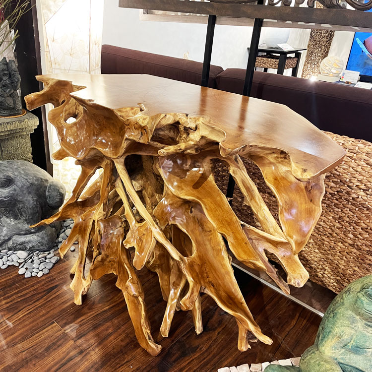 楽天市場】【最大1万円OFFクーポン】切り株 テーブル アジアン家具