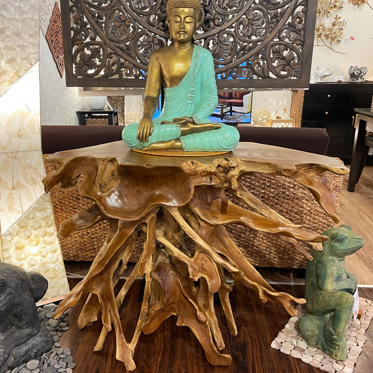 楽天市場】【最大1万円OFFクーポン】切り株 テーブル アジアン家具