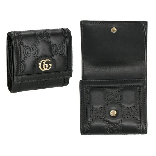 楽天市場】グッチ GUCCI 二つ折り財布 レディース GGマトラッセ