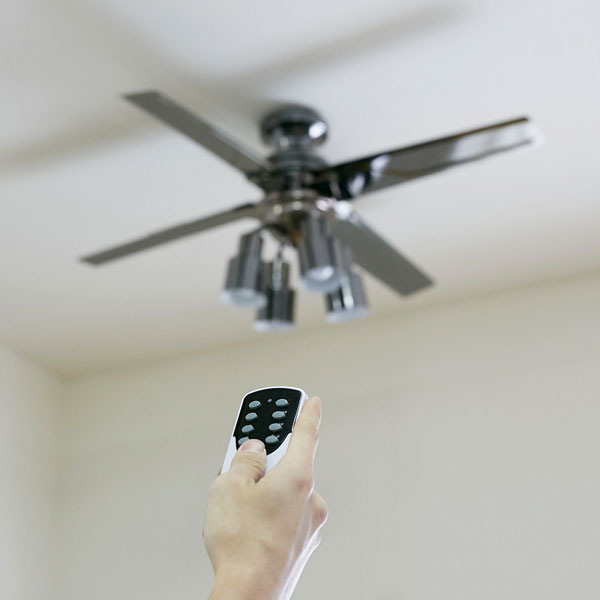 楽天市場】シーリングファンライト メタリック スタイリッシュ 照明 4