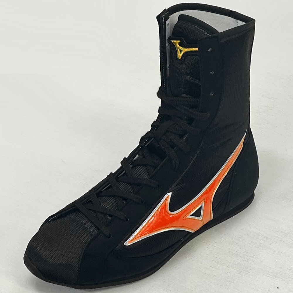 Mizuno ボクシングシューズ 黒/オレンジ
