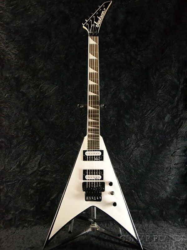楽天市場】Jackson JS32 KING V White with Black Bevels 新品