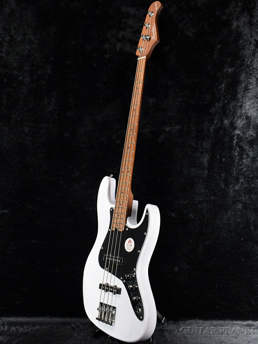 美品 Bacchus バッカス JB ジャズベース ホワイト エレキ ジャズベ