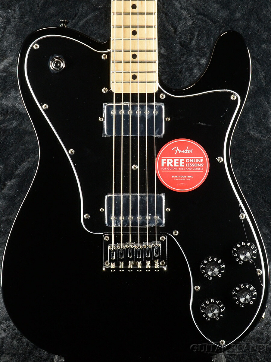 楽天市場】Squier Affinity Series Telecaster Deluxe -Black / Maple
