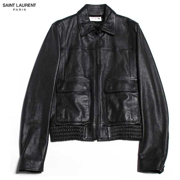 SAINT LAURENT ブラック レザー シングルライダース 楽天市場】サン