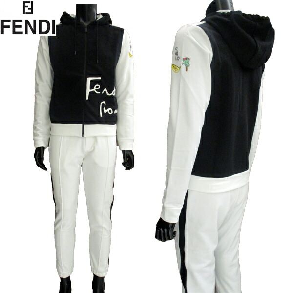 Fendi ロゴテープ付き長ズボン