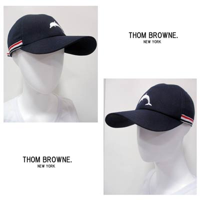楽天市場】トムブラウン THOM BROWNE メンズ 帽子 キャップ ロゴ ユニ