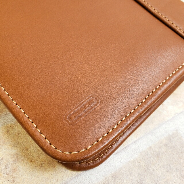 楽天市場】【中古品】オールドコーチ レザー ネクタイケース 2本収納