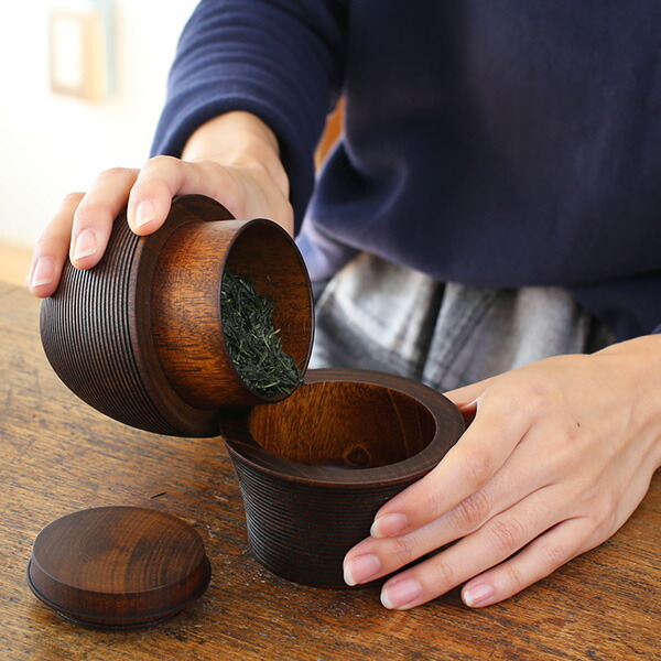 楽天市場】茶筒 我戸幹男商店 KARMI 釜 Fuki 山中漆器 結婚祝い 還暦