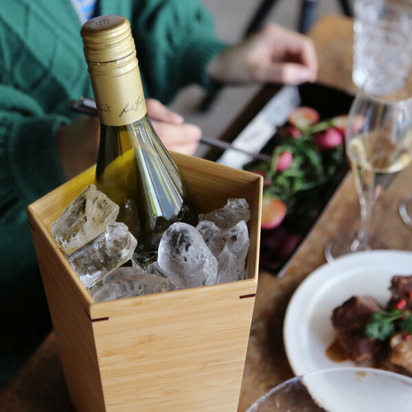 楽天市場】公長齋小菅 五角形ワインクーラー 竹製 ボトルクーラー 保冷