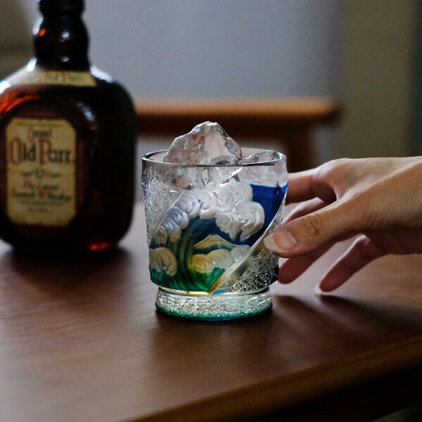 楽天市場】江戸切子 江戸硝子 オールド 四季 夏 但野硝子 切子グラス