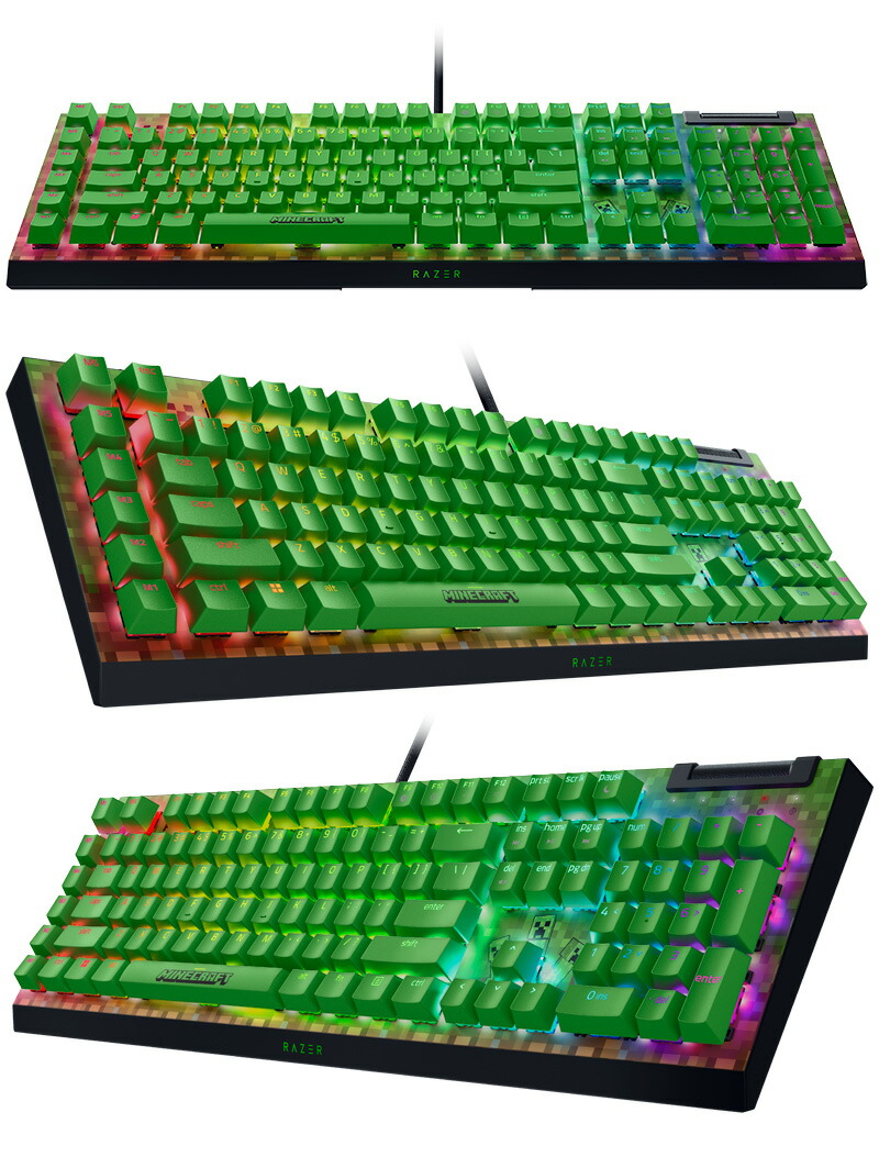 Razer Minecraft コラボ ゲーミング キーボード マウス Minecraft