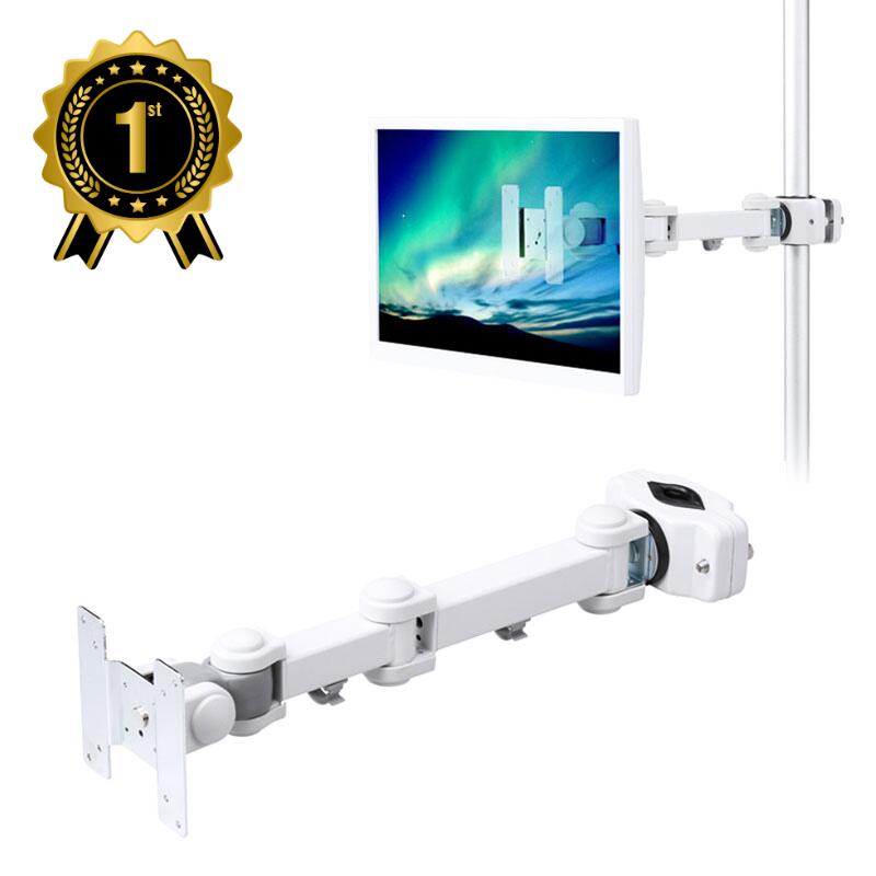 楽天市場】【楽天1位受賞】モニターアーム シングル ポール取り付け