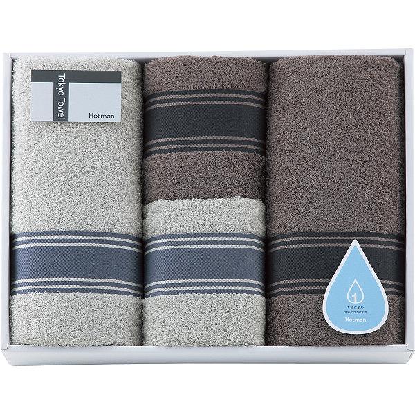 楽天市場】ホットマン 1秒タオル 大判バス・フェイスタオルセット