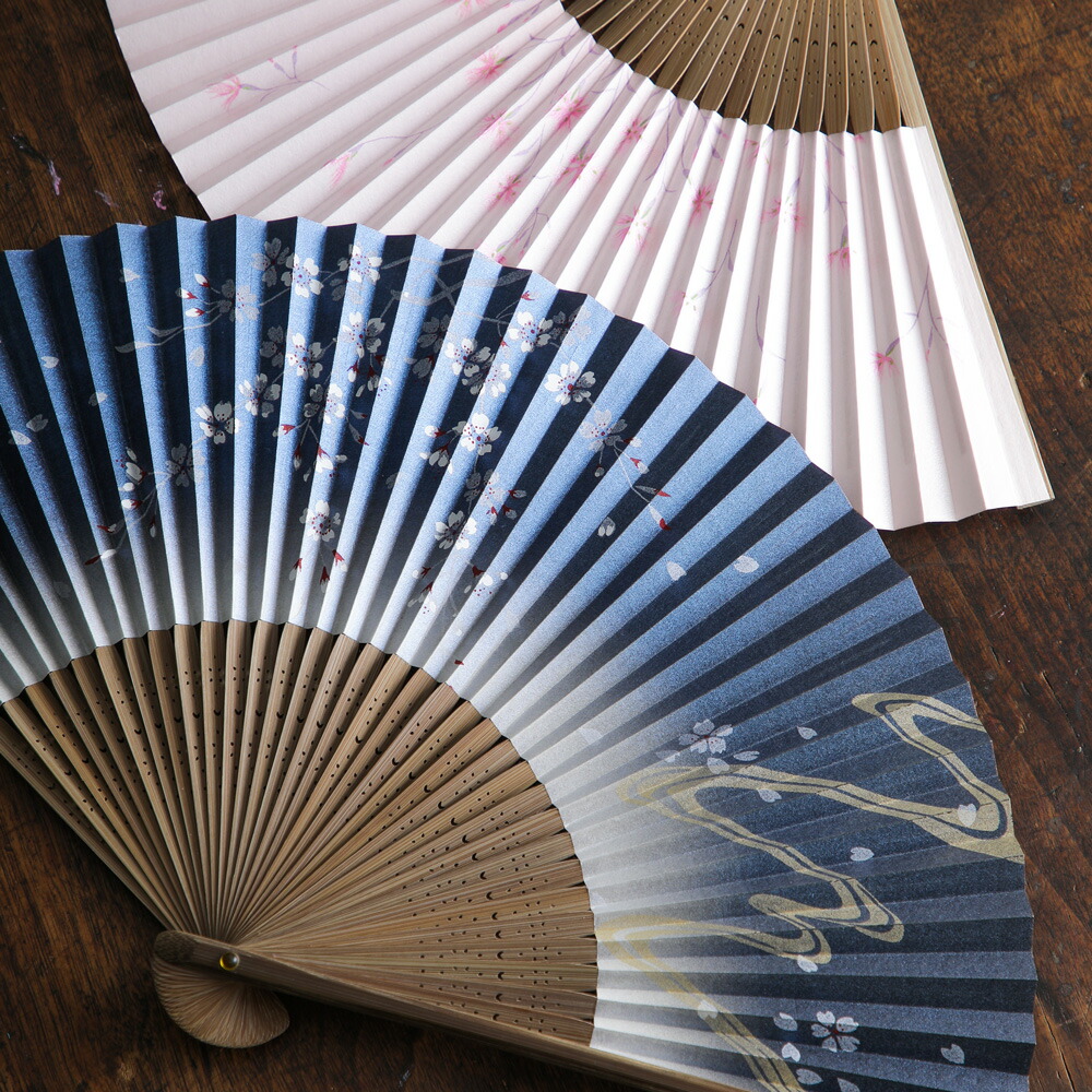 楽天市場】扇子 レディース 植物 女物紙扇子 大西常商店 撫子 夜桜