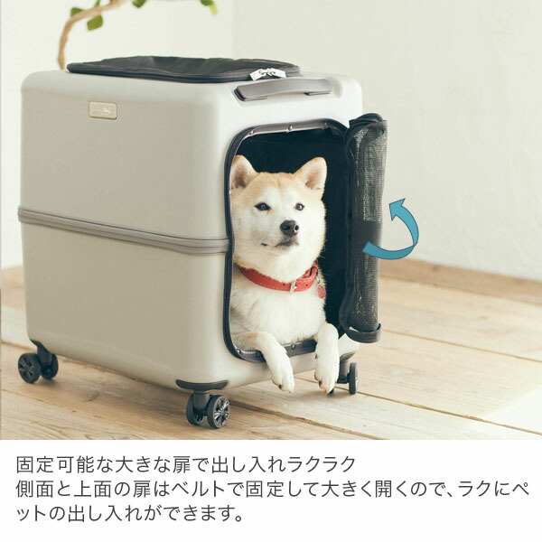 楽天市場】ペットキャリー キャスター ペチコ PETiCO ペット キャリー