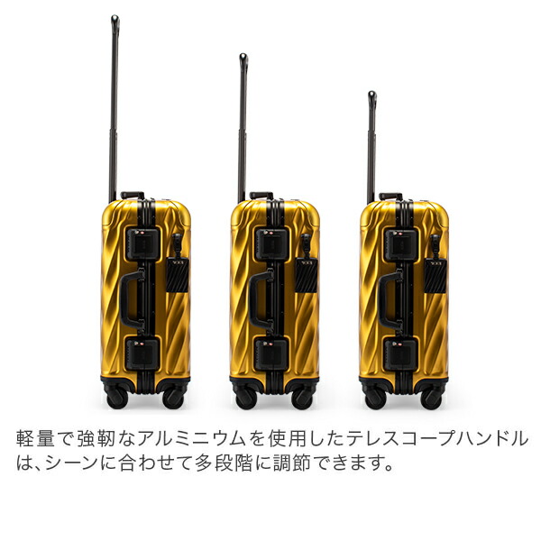 楽天市場】トゥミ TUMI スーツケース 31L 4輪 19 DEGREE ALUMINUM