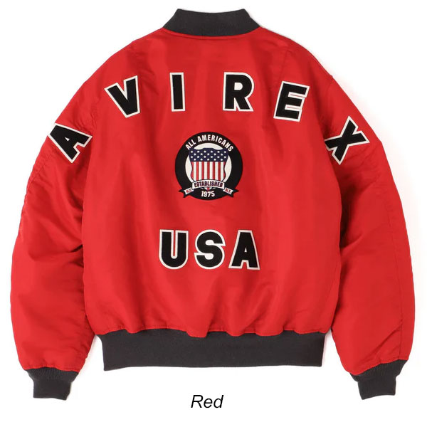 楽天市場】アビレックス（カラーレッド）（メンズファッション）の通販