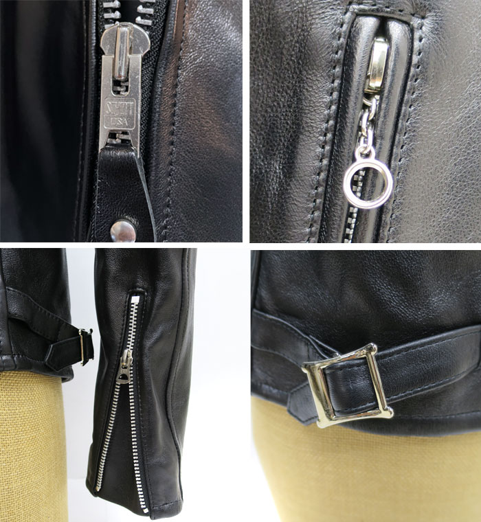 楽天市場】羊革 【schott 神戸正規】Schott 70'S SINGLE RIDERS JACKET