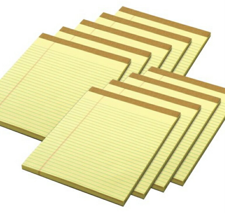 楽天市場】☆大人気商品☆【TOPS】イエロー リーガルパッド (100シート