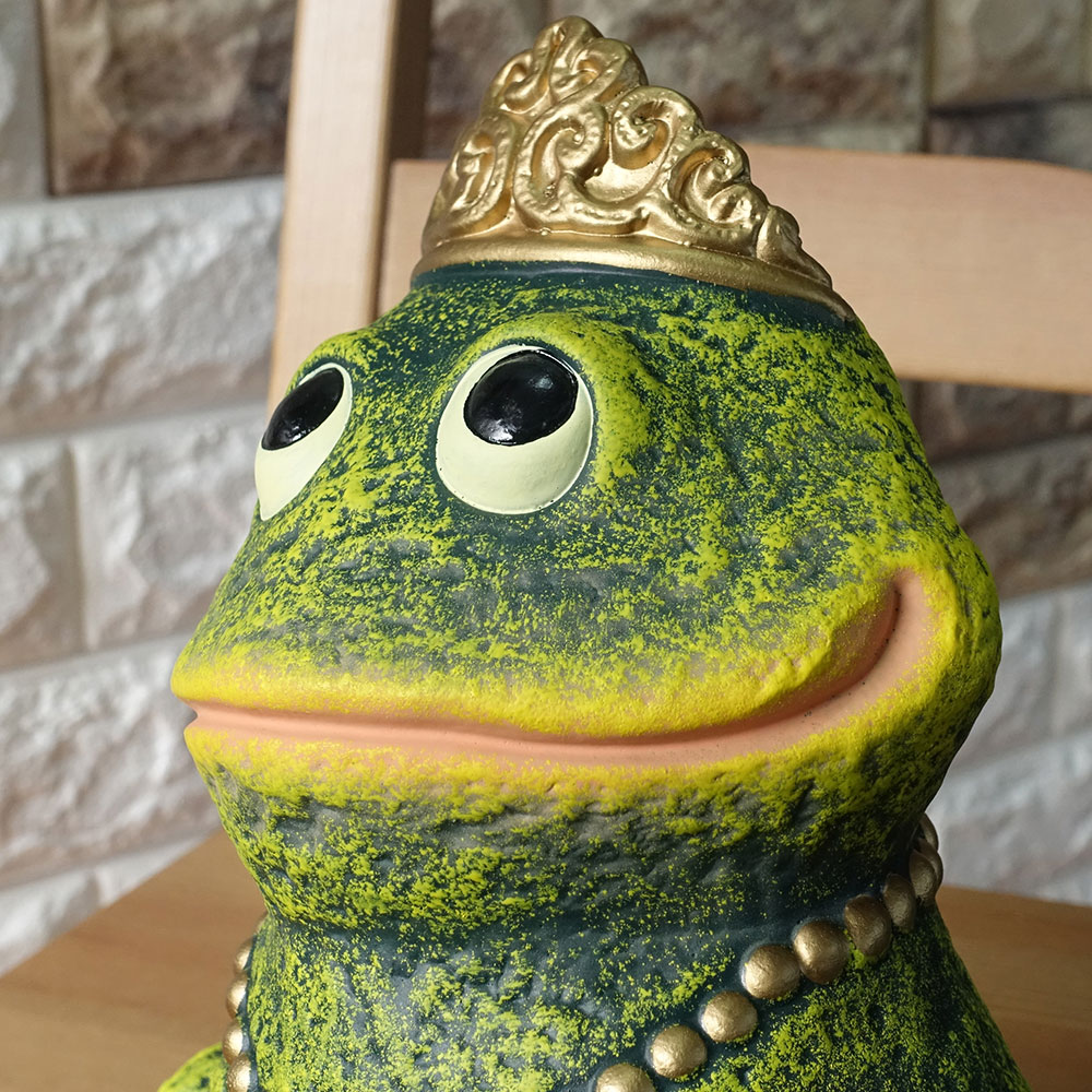 楽天市場】ポルトガル製 緑 かえる Mサイズ ペア 幸せを呼ぶ 開運 置物