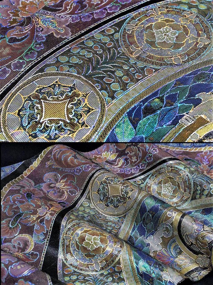 楽天市場】袋帯 藤林徳扇 螺鈿 名品 創業三百余年！12代藤林徳扇 螺鈿