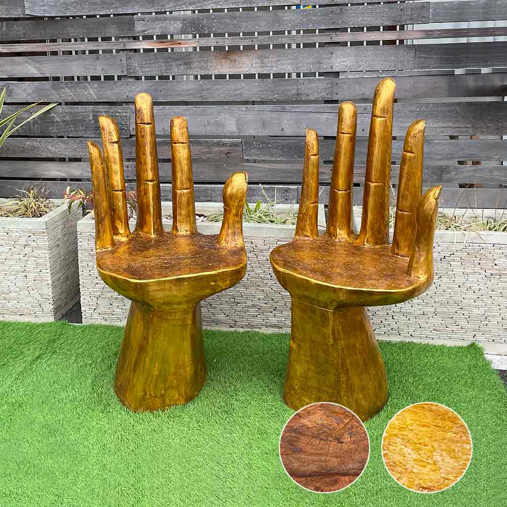 楽天市場】バリ風 木製 チェア イス 椅子 1脚 ブッダ ハンド 2色