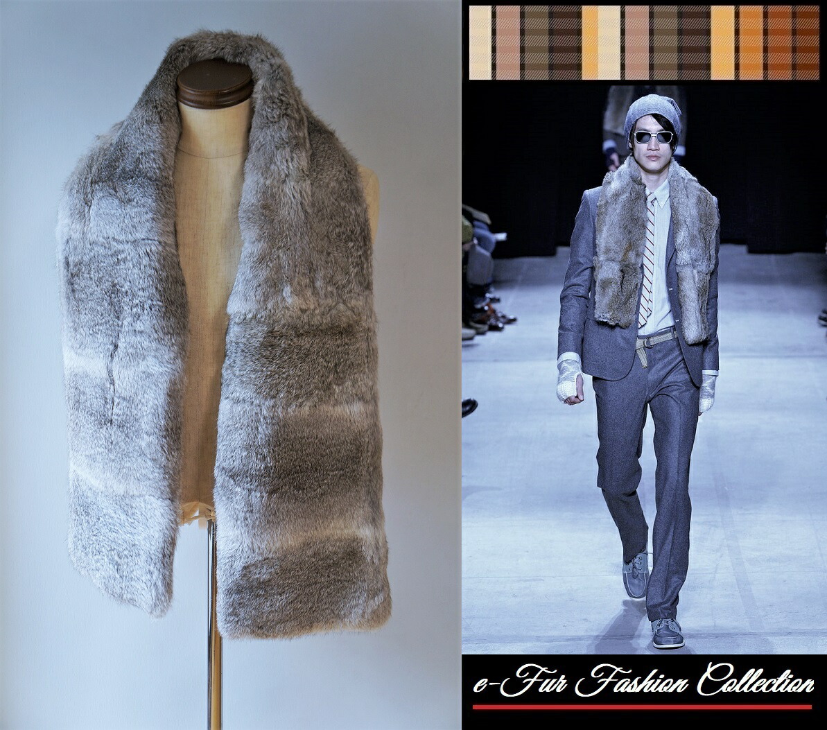 楽天市場】チンチララパンリアルファーマフラー ネックウォーマー 毛皮