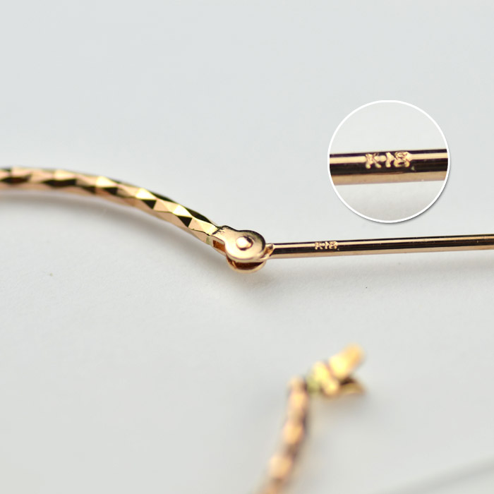 楽天市場】日本製 ピアス フープピアス レディース K18 18k 18金 K18PG