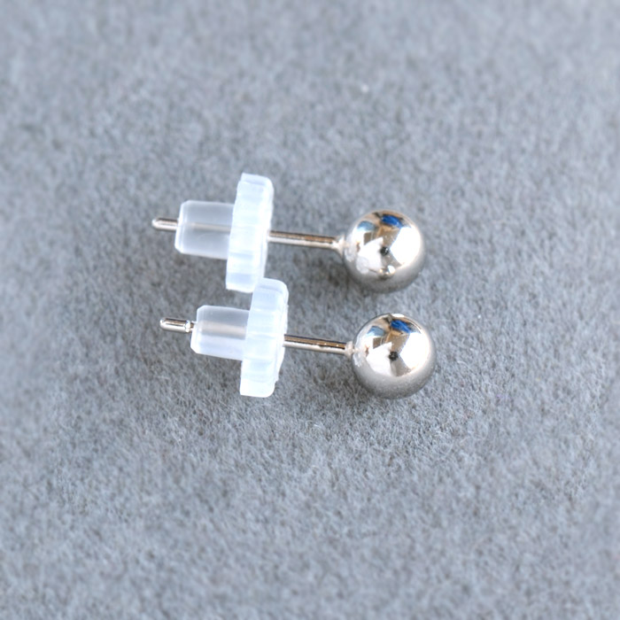 楽天市場】丸玉ピアス プラチナ pt900 日本製 3mm 4mm レディース 丸玉