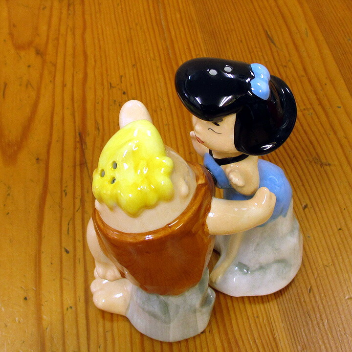 楽天市場】〇【原始家族フリントストーン】 ソルト＆ペッパー 陶器製