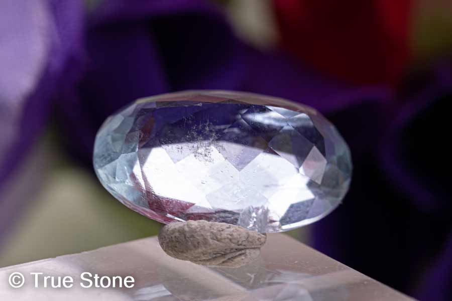 楽天市場】宝石質 アクアマリン オーバル・ブリリアントカット 4.25ct