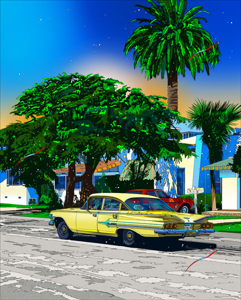 EIZIN SUZUKI ジグソーパズル 鈴木英人 400ピース 白いフォード Amazon