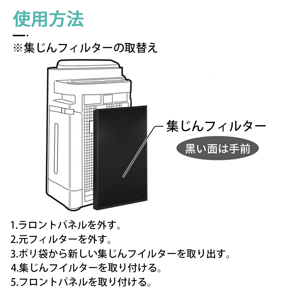 楽天市場】集じんフィルター F-ZXFP45 パナソニック 加湿空気清浄機 f