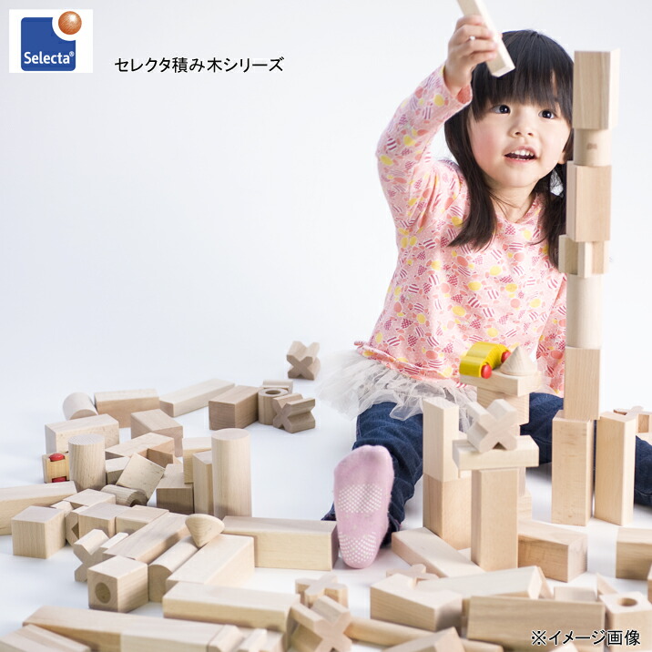 楽天市場】セレクタ 木のおもちゃ 知育玩具 積み木 積木 エックス